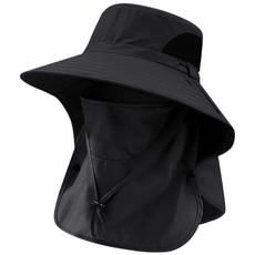 다나몰 등산모자 벙거지모자 버킷햇 캠핑 낚시 자외선차단, 블랙