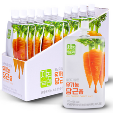제주습관 유기농당근즙 제주산 NFC저온착즙 100ml 10포, 10개