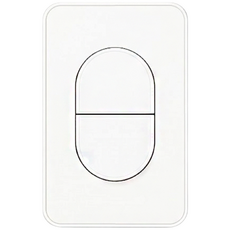 진흥 J시리즈 무로고 2구 단로 스위치 (화이트) 제이시리즈 전기 전등 스위치, 1개