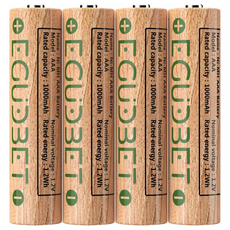 에네곤파워 AAA 1000mAh Ni-MH 4P 세트 고용량 충전지 시계 리모컨용, 1개, 4개입