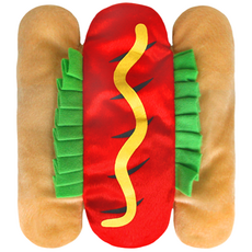 寵物熱狗造型服, 混合色, 1個