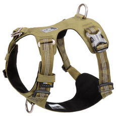 Truelove 奢華寵物胸背帶 TLH-6282, 橄欖綠, 1個