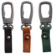 토이앤스티치 럭셔리 자동차 키링 3종 세트 1+1+1 열쇠고리 키홀더, 검정색+녹색+주황색, 3개