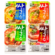 백제 쌀국수_멸치맛5개 +김치맛5개 + 육개장맛5개+ 얼큰한맛5개, 92g, 20개
