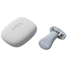 colorlamb 휴대용 캡슐 면도기 여성용, 1개, 화이트, 1개입