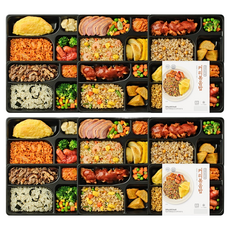 헬로잇츠 선유 식단관리 도시락 12팩 (6종x2)(랜덤출고), 220g, 12개