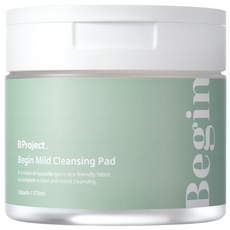 비프로젝트 저자극 알로에 클렌징 패드 170ml, 1개, 60매입