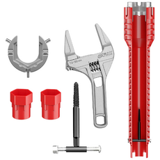 라라공방 8in1 세면대 싱크대 멀티렌치 + 몽키스패너, 1개