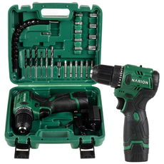 나리온 16.8V 컴팩트 전동 충전드릴 드라이버 세트, 1세트