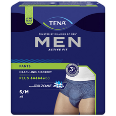 TENA 添寧 男士內著 成人紙尿褲 中型, 9入, 1個