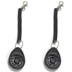 狗狗訓練響片, 黑色, 2個