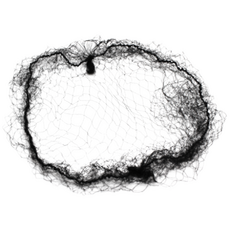 올림머리 업스타일 실망 [대] 20개 1묶음, 1개, 검정색 실망 20개 1묶음
