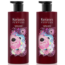 도매365 러블리데이지 샴푸 케라시스 퍼퓸 일반샴푸, 600ml, 2개
