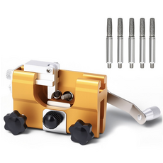 체인톱 연마기 연삭기 야스리 엔진톱 톱날 5pcs, 1개