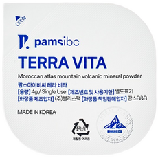 팜스 모공순삭팩 테라비타 1개(4g) 화산토 모공팩 블랙헤드 피지 노폐물제거 각질관리, 1개, 1개입