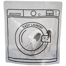 특대 스탠드 지퍼백 투명 비닐 세탁기 다회용 (37x36) 특대형 빅사이즈 스탠딩 비닐팩, 1개