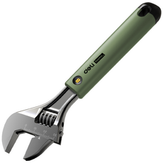 델리 툴즈 홈시리즈 몽키스패너 가정용 Adjustable wrench 그린 HT1508L, 1개