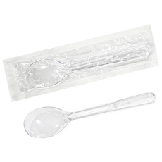 아이스크림스푼 투명 12cm 개별포장, 1개, 500개