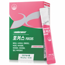 엑스인듀어런스 포커스 에너지 긴장완화 스트레스 관리 6gX30포, 1개, 180g