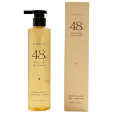 레베코코 골든드립 48K 샴푸 255ml 탈모증상완화 지루성 각질 건조 두피집중케어, 1개