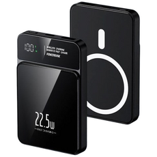 GoaTa 20000mAh 대용량 보조배터리 PD22.5W 슈퍼 급속충전15W 무선충전 맥세이프 보조배터리 항공 표준에 부합, 블랙 블랙