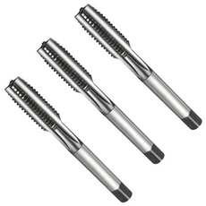 手動絲攻 高速鋼 HSS M3x0.5, 3個