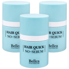 벨카 헤어퀵 노세범파우더 8g 떡진머리 소생템 헤어 전용 노세범 앞머리기름 정수리냄새 SB-0010, 3개