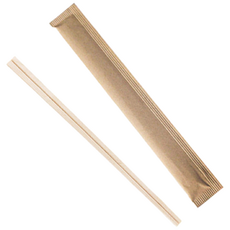 진담팩 나무 젓가락 20cm 크라프트 무지 개별 포장, 1세트, 2000개입
