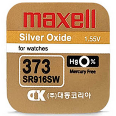 맥셀 MAXELL SR916SW 373 1.55V 26mAh, 1개, 1개입