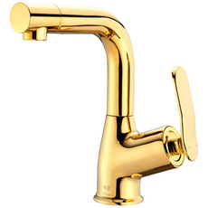 Dain ENG Doojin Bath DL665 Harmony Premium 金色臉盆水龍頭, 1個