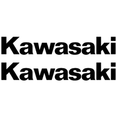 티커벨 가와사키 로고 차량용 데칼스티커 TKG-31, 블랙, 1개