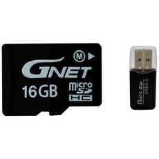 지넷 블랙박스 정품 SD메모리카드 16G 32G 64G 카드리더기 포함, 1개, 16GB