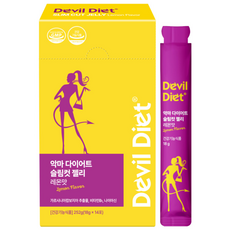 Devil Diet 藤黃果萃取孅盈果凍 檸檬口味 14條入, 1個