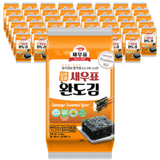 새우표 완도 프리미엄 도시락김, 4g, 48개