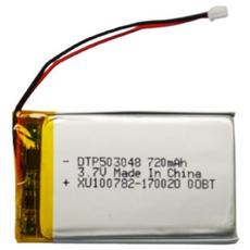 리튬폴리머배터리3.7V 720mAh, 1개, 1개입