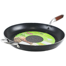 국산 ER 대용량 프라이팬 업소용 팬 영업용 코팅 팬, 38cm, 1개