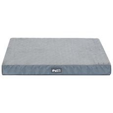 Pet FANGFANG 天鵝絨床墊高級床 0.8 公斤, 灰色的