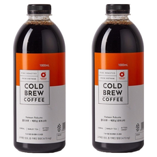 아침에한잔 로부스타 더치커피 콜드브루 원액, 2개, 1L, 1개입