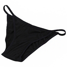 여성 수영복 비키니 이너팬티 래쉬가드, 1개, 블랙