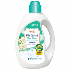 HAPPYHOME 室內晾曬去味洗衣精 一般滾筒洗衣機通用 Fresh Floral款, 1瓶, 2.7L