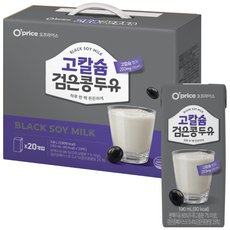 오프라이스 고칼슘 검은콩두유, 190ml, 20개