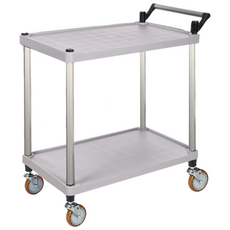 티렉스 국산 2단 서빙카트 대형 회색, 1개, 그레이