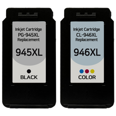 캐논 PG-945XL CL-946XL 호환 대용량 프린터 검정 컬러 잉크, 세트 PG-945XL CL-946XL, 1개