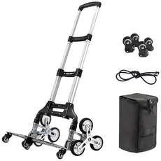 녹원 삼각바퀴 접이식 핸드카트 계단운반카트 손수레 구르마, 1개, 계단카트-중