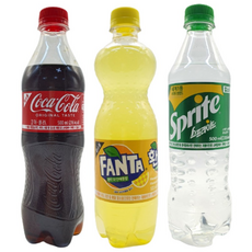 코카콜라 환타 스프라이트 업소용 500ml 8병씩 총24병, 1세트