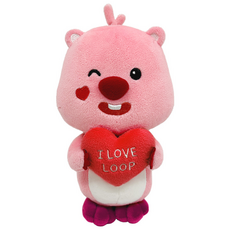잔망루피 사랑해뤂 봉제 인형 18cm, 1개