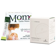 moment.u 拿鐵 5.6g 30入+覆盆子葉茶 1.3g 15入, 1組