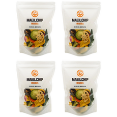 매일칩스 동결건조 9종 과일 야채 믹스칩 과자, 4개, 90g