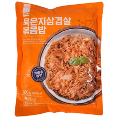 [당일출고] 고슬고슬 간편한 엄지 묵은지 삼겹살 볶음밥 300g 맛있는 냉동볶음밥 가정간편식 간단한요리, 10개