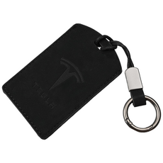 바이오토 테슬라 호환 스마트 카드키 케이스 키홀더 키링, A타입(SM01), 블랙